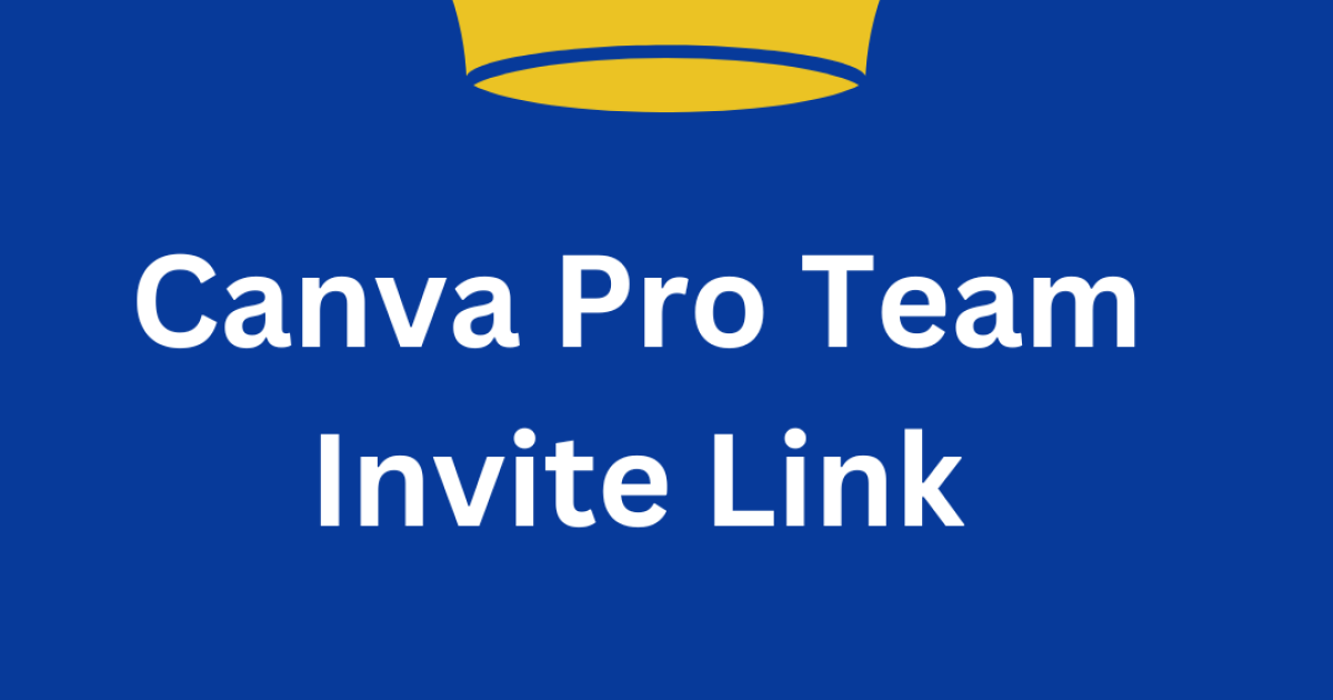 canva pro team invite links